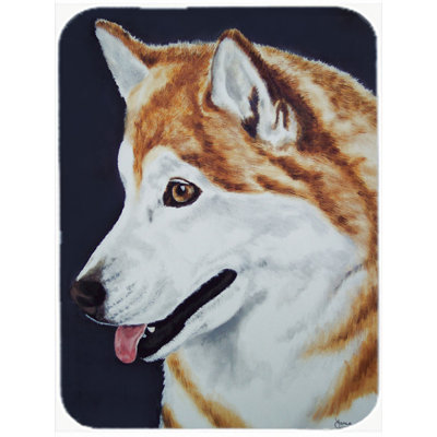 Caroline's Treasures Siberian Husky Glass Cutting Board