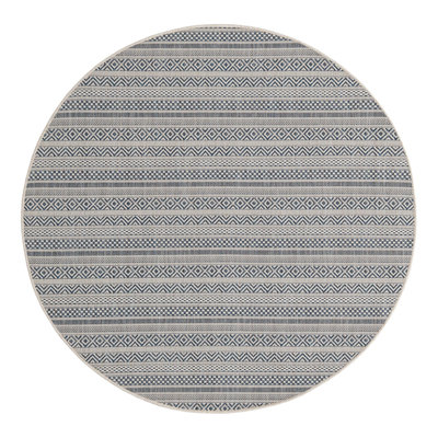 Evolet Striped Indoor / Outdoor Rug