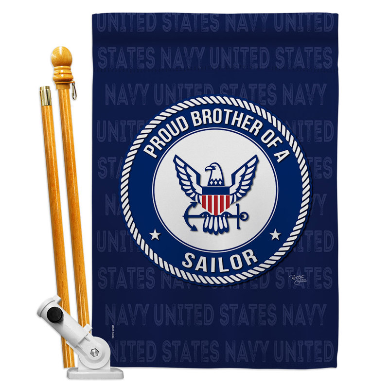 Ensemble de drapeaux en polyester 2 côtés 40 x 28 po
