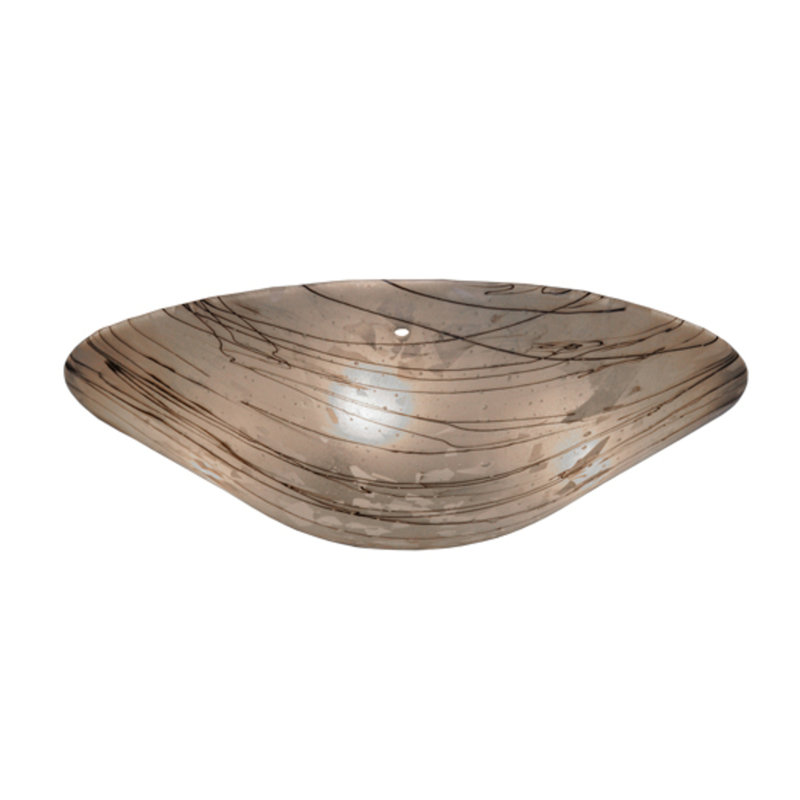 Danetra 5'' H x 20'' W Glass Bowl Lighting Shade
