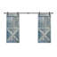 Porte de grange à panneaux et en métal avec trousse de quincaillerie d'installation-53905936-53905935
