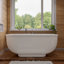 Baignoire tourbillon piédestal 71 "x 37"