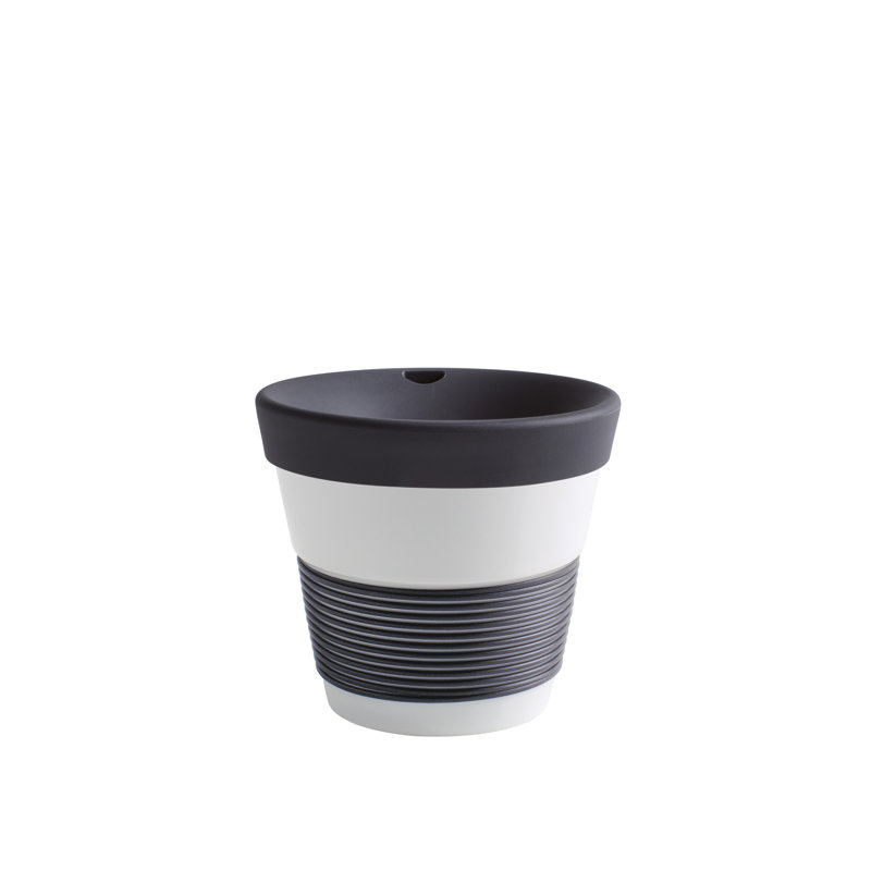 Cupit Coffee Mug, White/Black