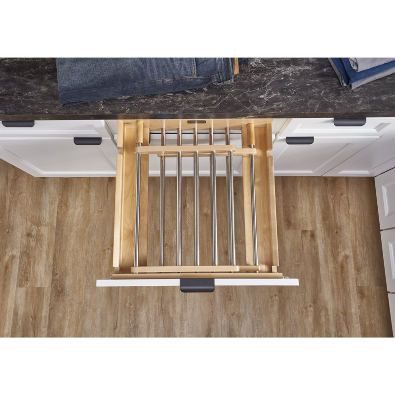 Wood Drying Rack With BLUM Soft-Close Slides
