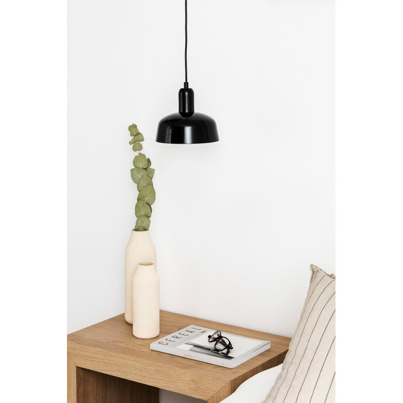 Tatawin Pendant , 13.19" H x 7.24" W x 7.24" D, Black