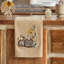 Torchon d'automne citrouille 19 x 28