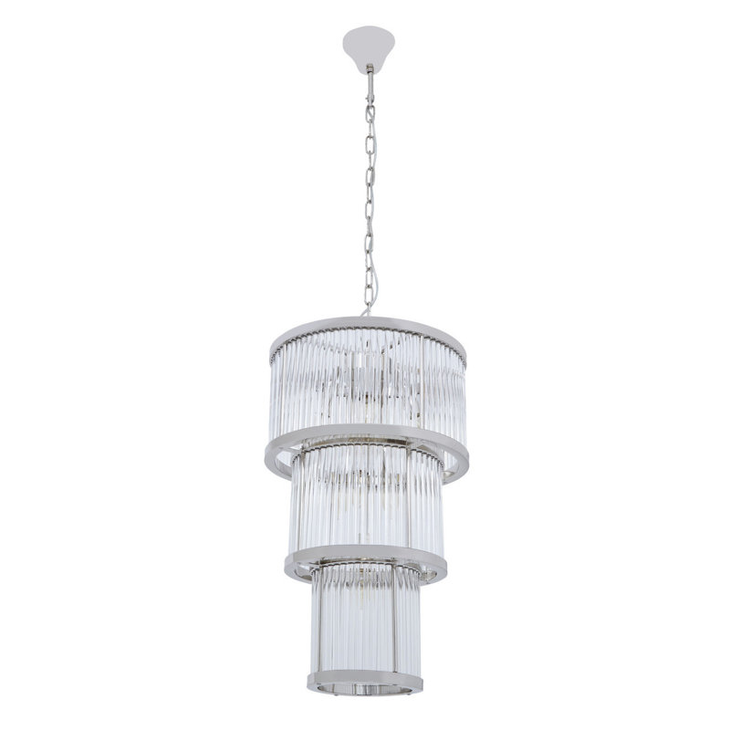 Conerly 8 - Light Drum Chandelier, Nickel