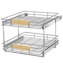 Cuisinel 12.2 Heavy Duty Extra Large 5 Pan & Pot Organizer 5 Tier Rack, Bronze