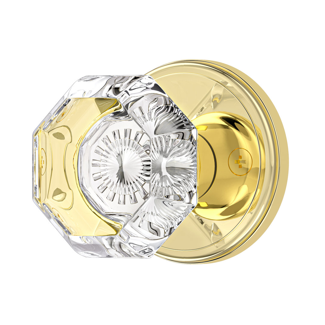 Coolnews Retro Elegant Series Crystal Passage Door Knobs coolnews 
