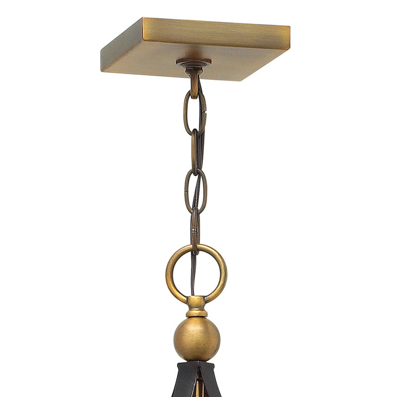 Jeremie 4 - Light Lantern Rectangle Pendant, Bronze