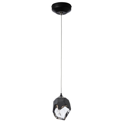 Luminaire suspendu géométrique à 1 lumière Chrysalis