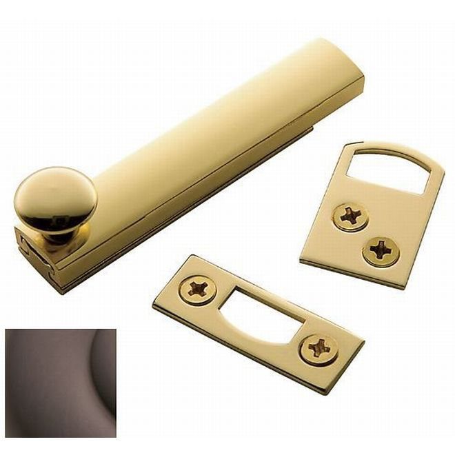 Surface Bolt, Venetian Bronze, 0.8" H x 2.5" W x 0.8" D