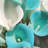 12Pcs Peacock Blue Artificial Calla Lily Flowers