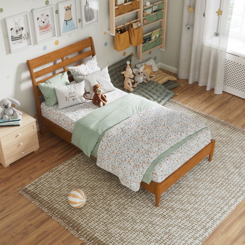 Areya Bed Kids Bed, Light Toffee, Twin