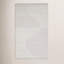 Rectangle Geometric Flatweave Wool/Cotton Area Rug in Ivory/Gray-1447962540