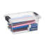 Boîte de rangement transparente Superio avec couvercle, bacs de rangement en plastique de 1,85 pinte pour l'organisation, caisses empilables, sans BPA, non toxiques, sans odeur, organisateurs pour la maison, le bureau, l'école et le dortoir-1987413643