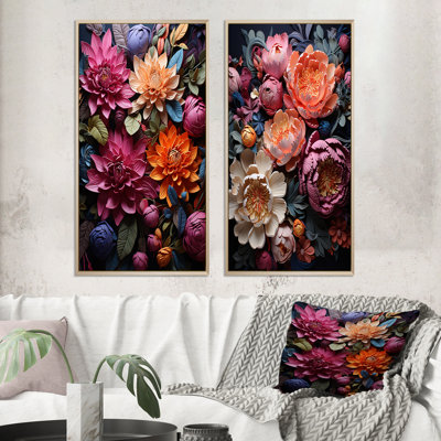 «Rhododendron Magenta Majesty Showcases», 2 pièces