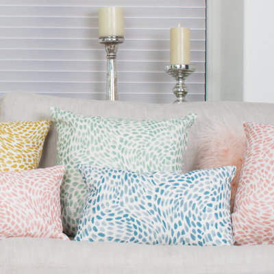 Coussin décoratif à pois