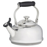Le Creuset Stainless Steel Whistling Tea Kettle, 1.7qt.