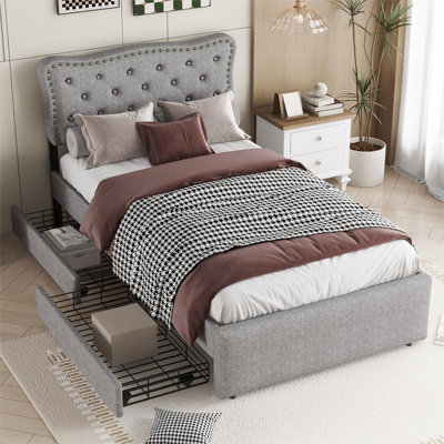 Caroyln Upholstered Storage Bed