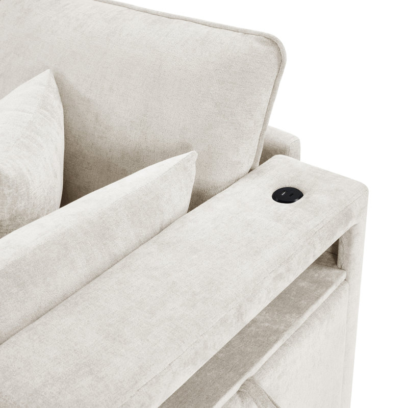 Canapé modulaire Modern, Chenille beige