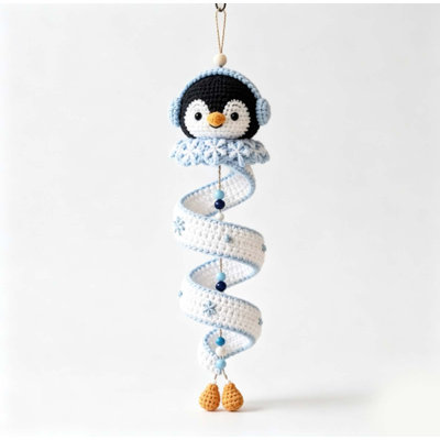 Ensemble de bricolage ornement de Noël bonhomme de neige au crochet