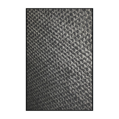 Tapis noir/gris à motifs Glane