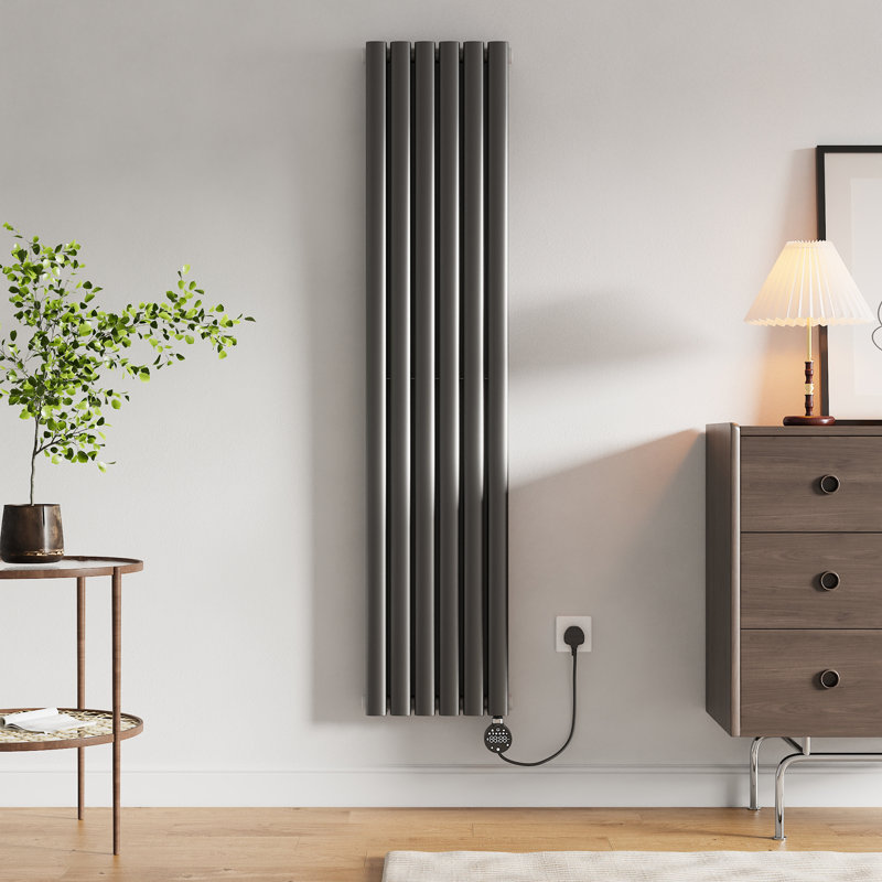 Vertical Standard Radiator, Smoke Grey