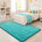 Solid Rug Soft Fluffy Blue Indoor Area Rug for Living Room Bedroom Nursery Kids Room-805677181-835077177