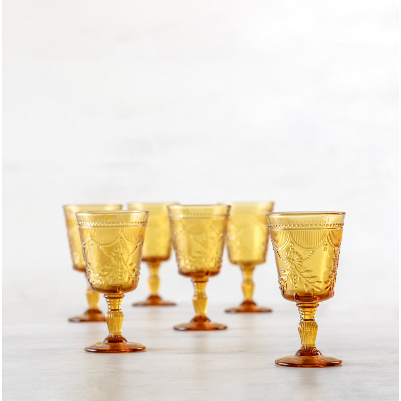 Debutante Fortessa Glass Goblet, 10 oz., Amber