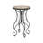 Round Ceramic Outdoor Side Table