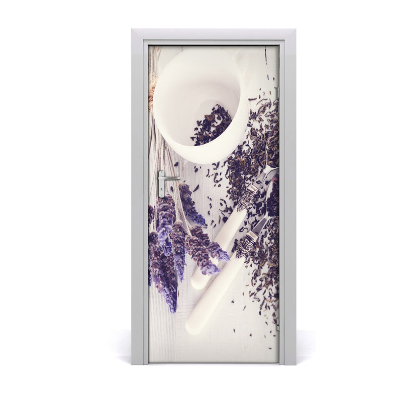 Decal Lavender Infusion Door Decal