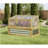 Raised Garden Bed,Wooden Cold Frame Planter With Lean-To Greenhouse,Raised Garden Flower Bed Kit