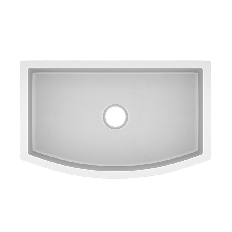 Quartet 33" L x 20.5" W Farmhouse/Apron Kitchen Sink, Pearl