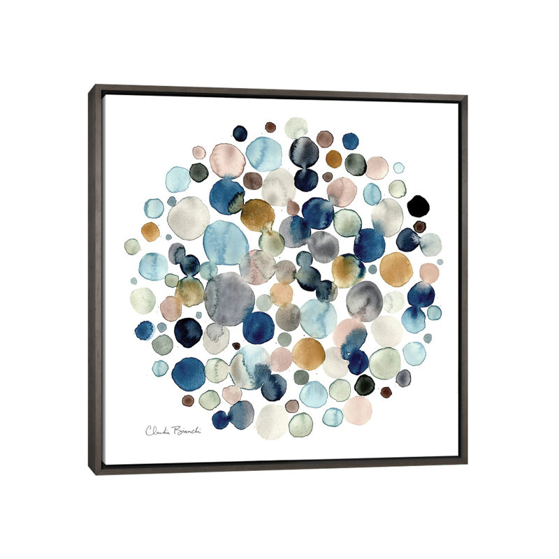 « Molecular » par Claudia Bianchi, reproduction d’art, H 37 po x l 37 po x P 1,5 po, Pas de tapis