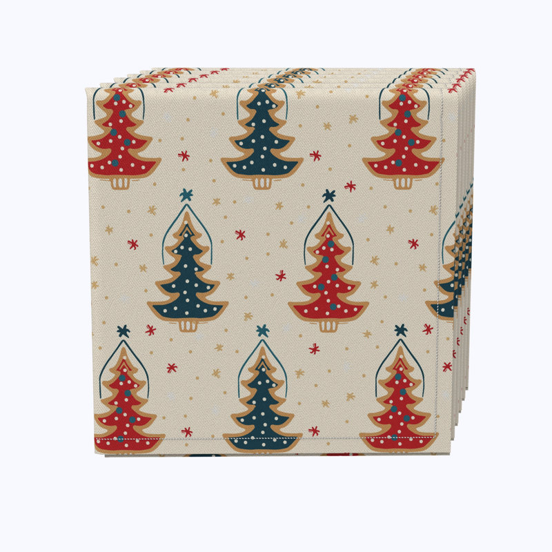 Elhibr Cotton Abstract Square Napkin