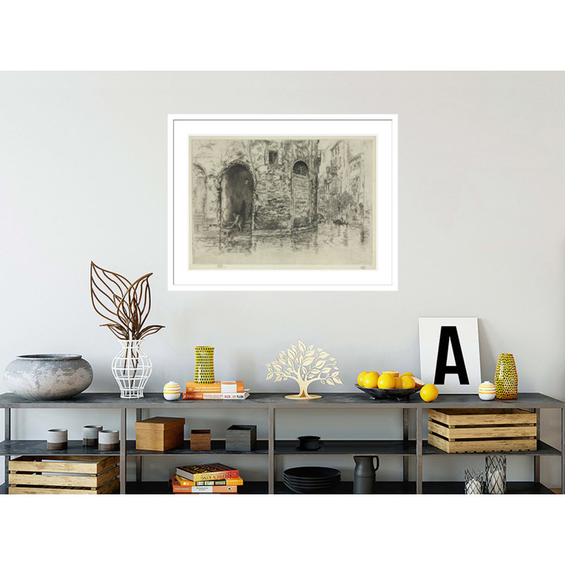 Deux portes par James McNeill Whistler, impression giclée sur cadre, H 31,8 po x l 41,5 po