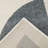 Delvaux Blue/Beige Contemporary Half Moon Area Rug-1339326926