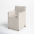 Rosanella 19.25'' H Linen Upholstered Armchair