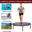 Mini trampoline d'exercice 40 "pour adultes et enfants - Rebond de coussin de sécurité Max