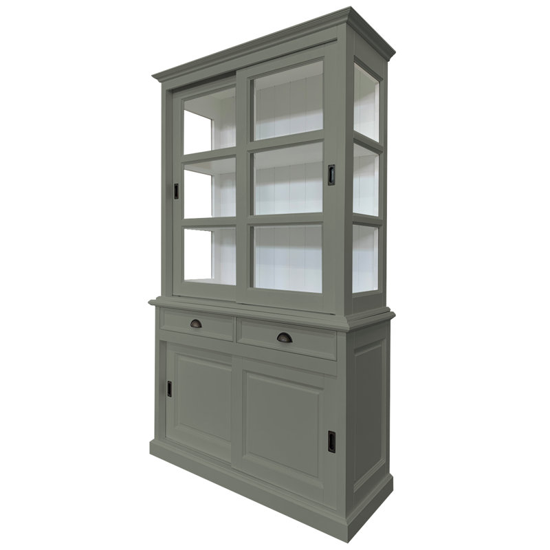 Benjamin-James Display Cabinet, Concrete Grey