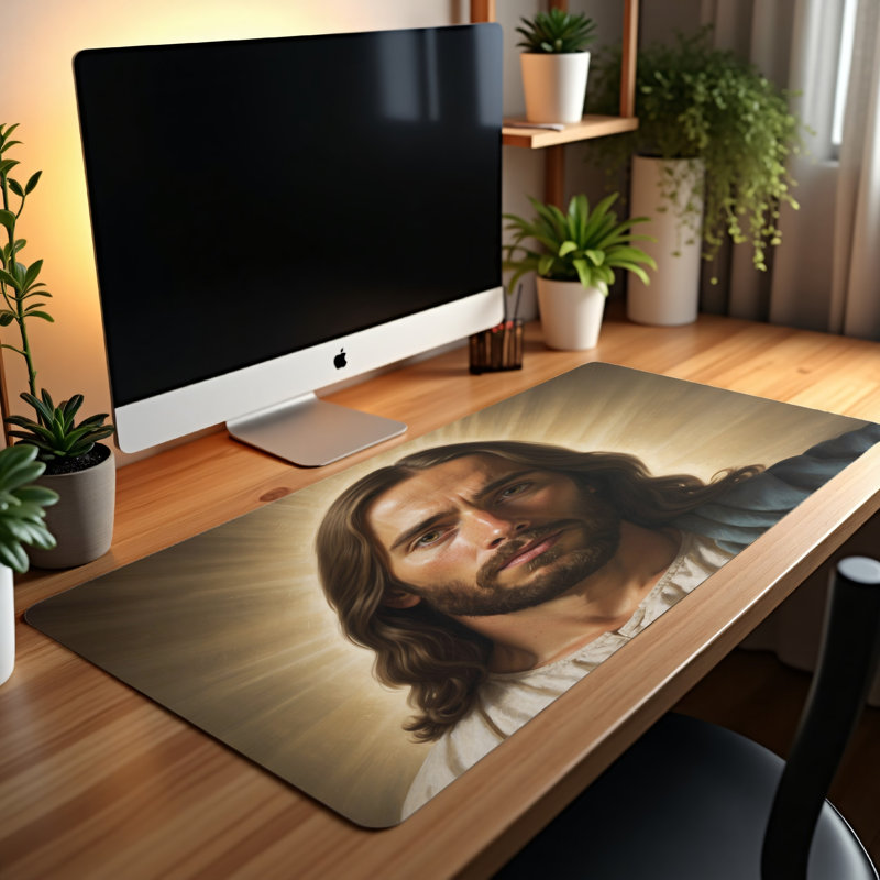 Polyester Desk Pad, 31.5x15.5