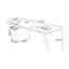 Bureau moderne et simple avec tiroirs-2060027521