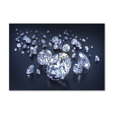 Diamonds - Wrapped Canvas Print