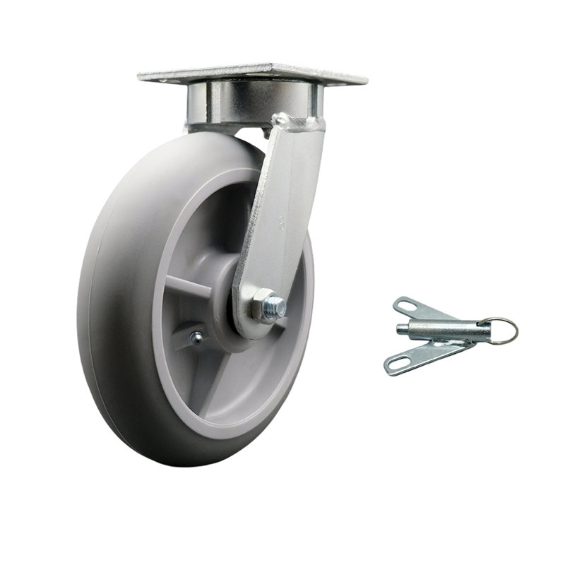 Kingpinless Thermoplastic Rubber Caster