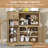 Storage Cabinet With Adjustable Shelves & Microwave Stand, Buffet Sideboard With Drawer-111080682