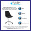 Chaise de bureau en tissu à dossier moyen avec relevage pneumatique-32684998