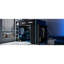 Lit double en bois pour jouer avec lit mezzanine, bureau, gestion des câbles et éclairage pour une chambre de jeu-130155675