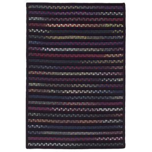 Donnay Braided Black/Blue/Green Rug