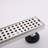 27.56 Inch Linear Shower Drain With Leveling Feet Stainless Steel Floor Drain Rectangular Shower Floor Linear Drain With Hair Strainer-125951278